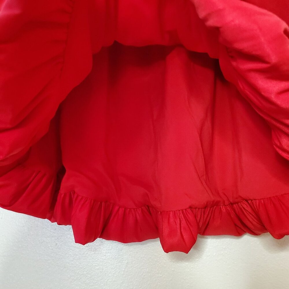 A New Day Womens Red Bubble Skirt XXL Elastic Waist Lightweight Polyester New Wi - Picture 5 of 7
